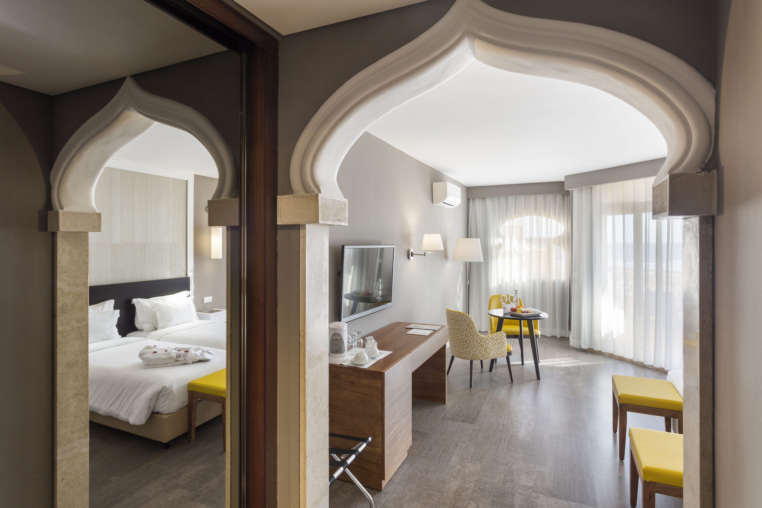 Quarto Vista Mar Frontal do hotel AP Oriental Beach, em Portimão